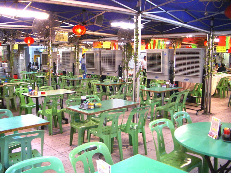 大排档环保空调案例