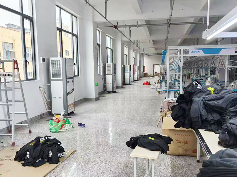 服装厂工业省电空调降温案例
