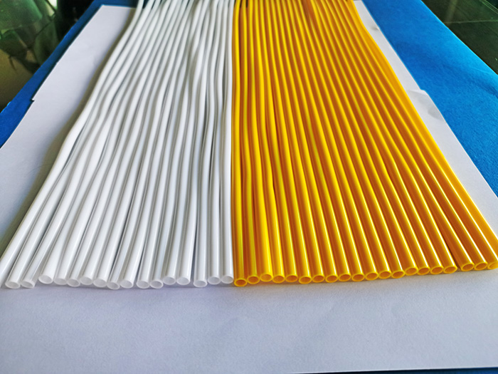 PVC软管外径6mmX4.5mmX长460mm(黄、白）