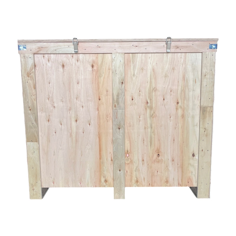 出口锁扣开盖木箱