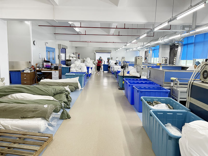 无尘布生产车间