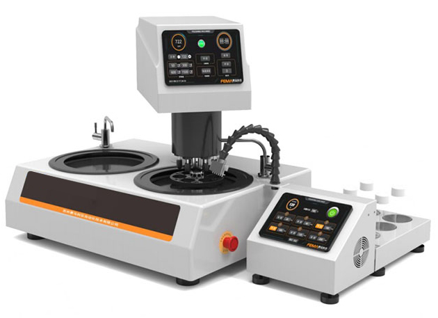 双盘双控单点加压自动磨抛机