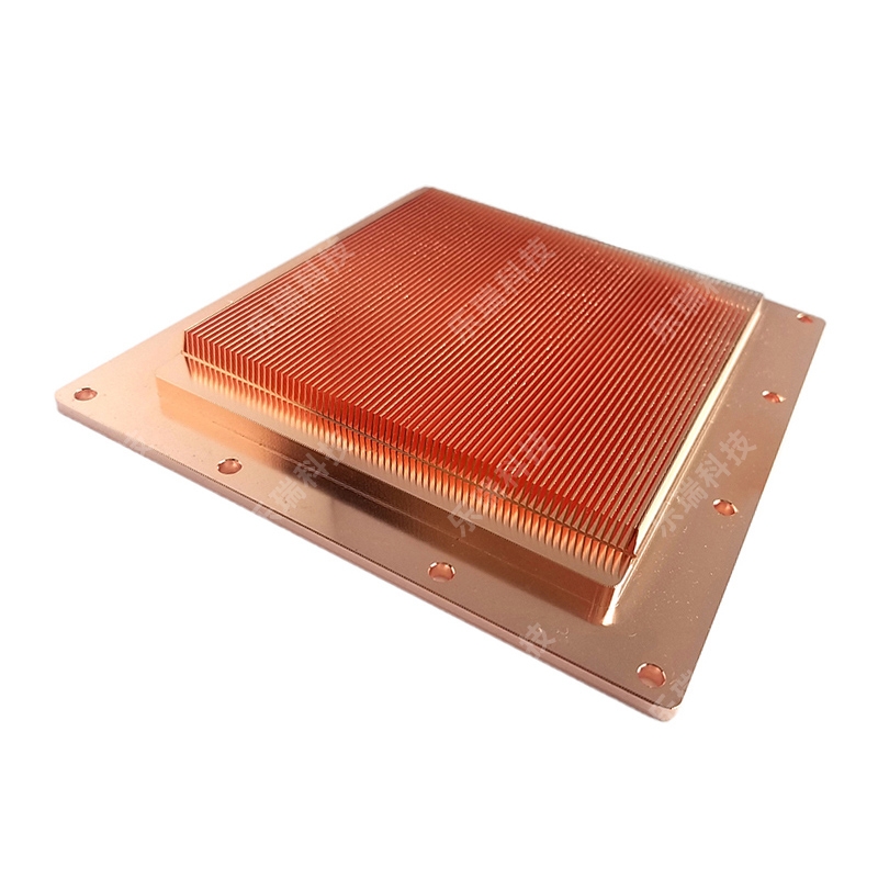 铜铲齿散热器