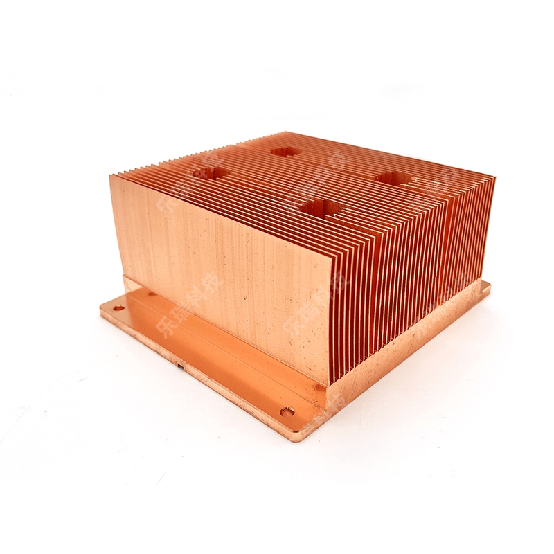 纯铜铲齿散热片