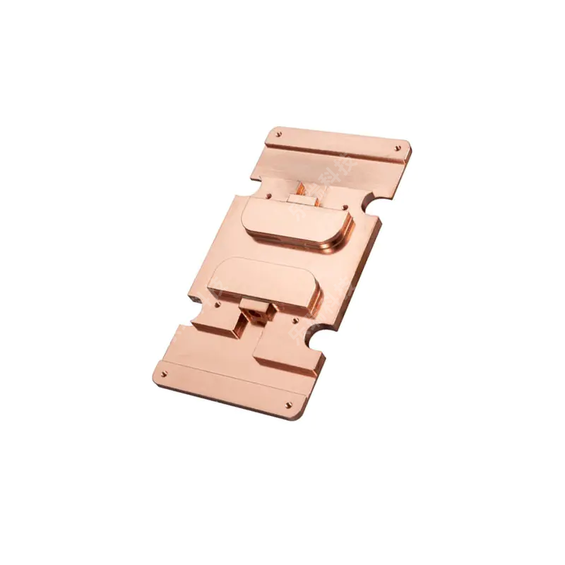 数据中心AI服务器液冷系统铜制CPU/GPU真空钎焊液冷板