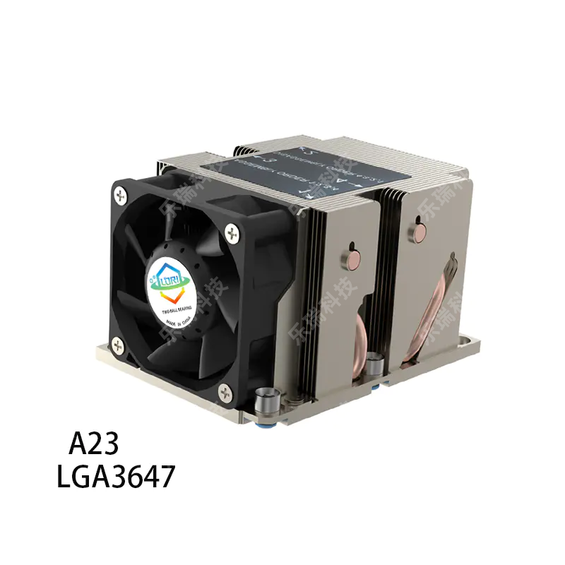 2U 服务器 Fclga3647 窄形 CPU 主动式​散热器
