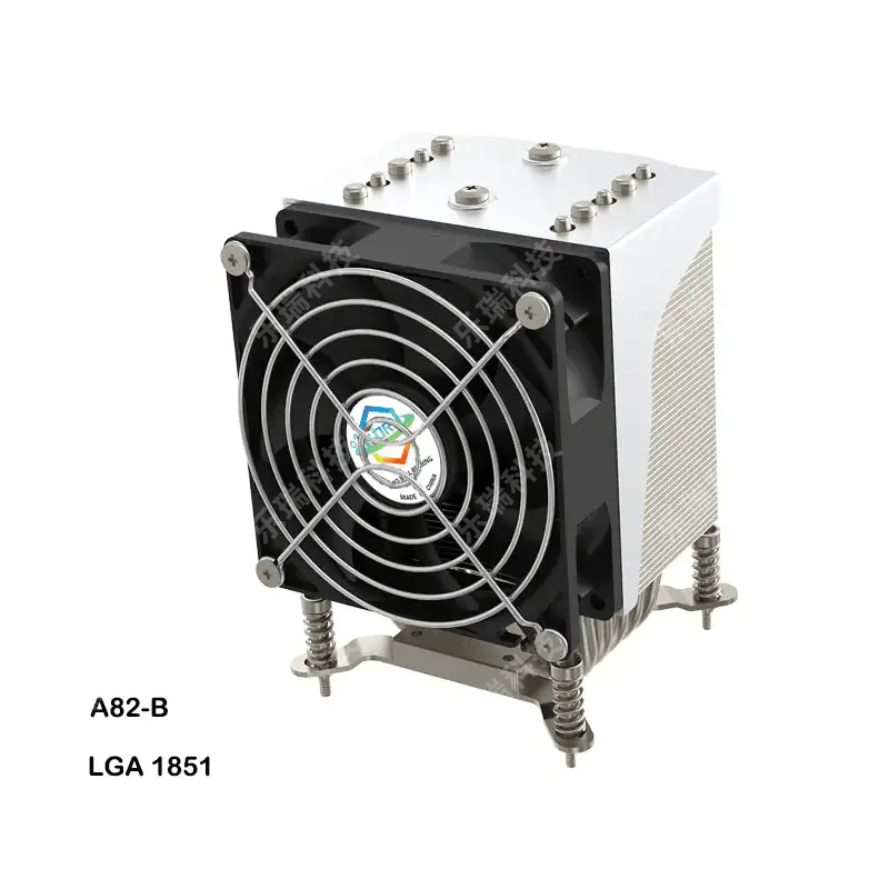 乐瑞 4U 服务器主动 CPU 散热器 适用于 lga 1851插槽