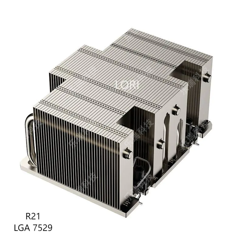 英特尔 LGA 7529 2U 服务器被动 CPU 散热器