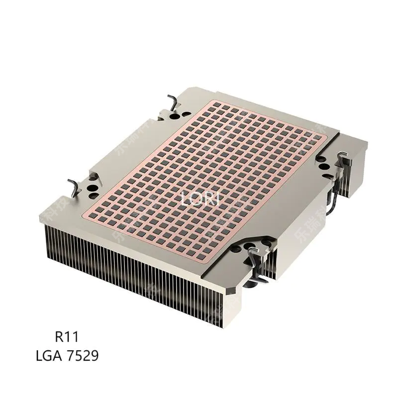 最佳 LGA7529 1U 服务器被动 CPU 散热器