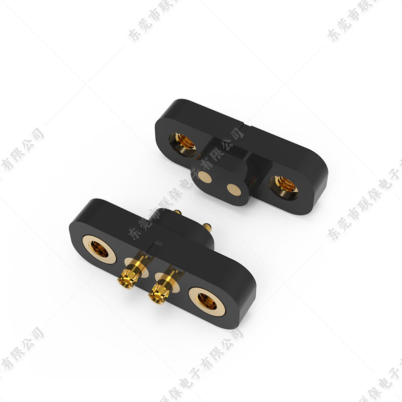 2PIN 焊线弹簧针连接器