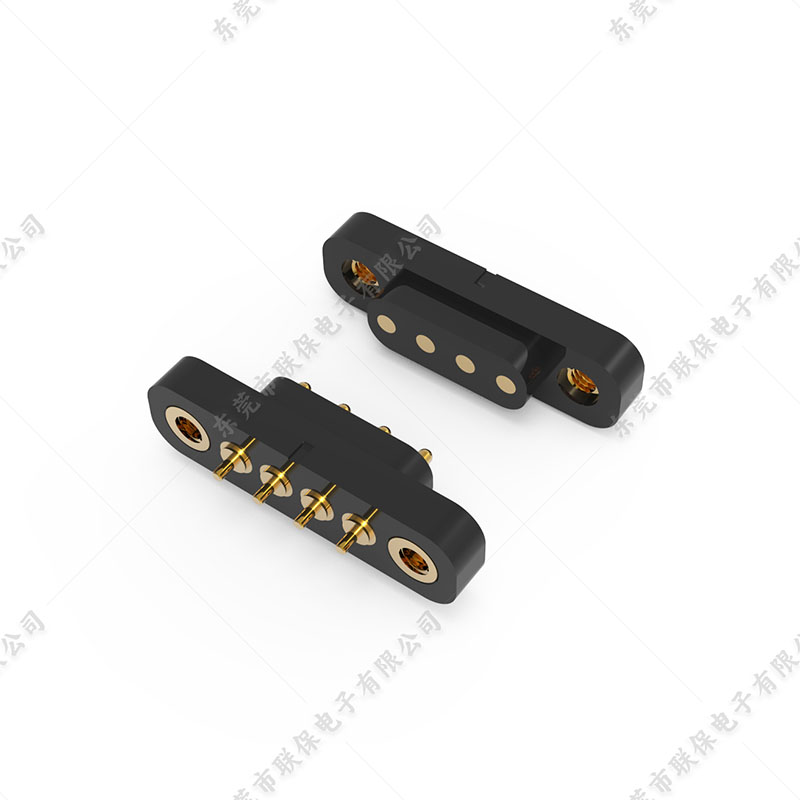 4PIN DIP弹簧针连接器