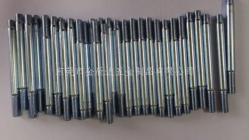金辰达新设备可以直接冷镦加工DIN939粗杆双头栓耶