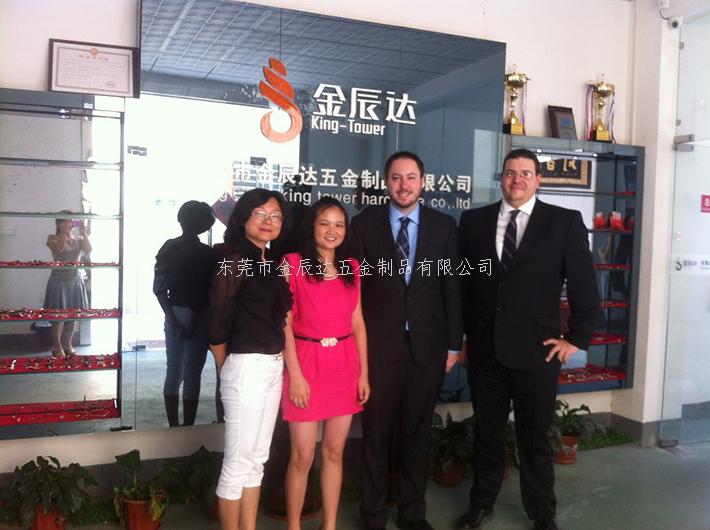 热烈祝贺美国某客户与金辰达签订长期非标螺丝供应合同