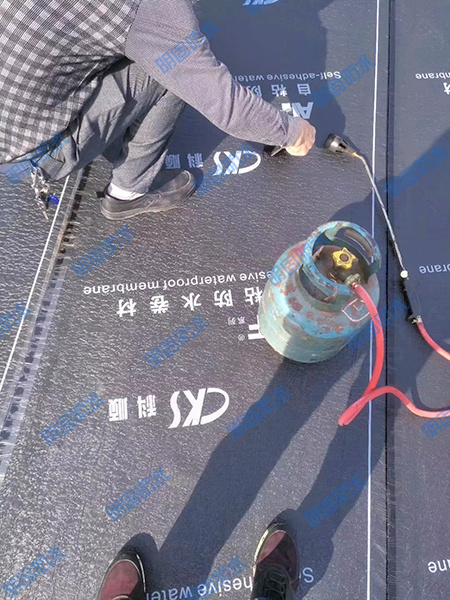屋面防水及裂缝补漏施工