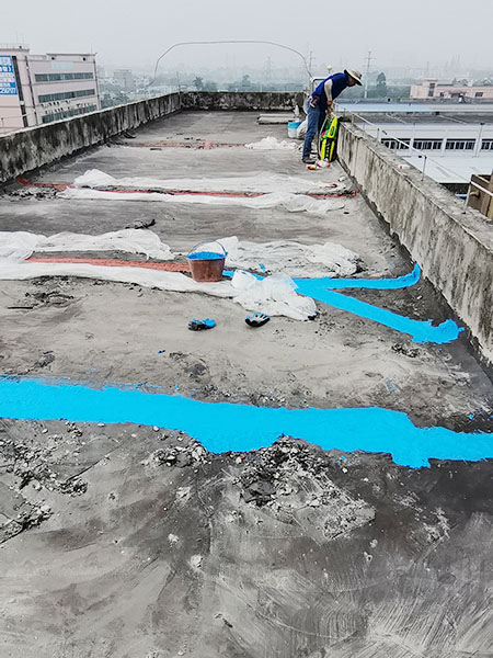屋面防水裂缝补漏
