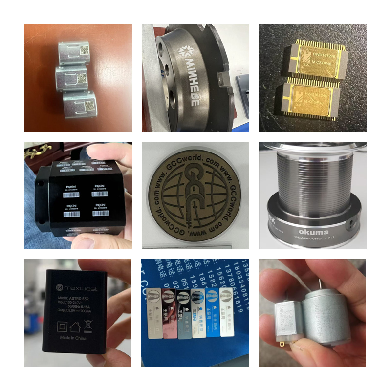 光纤激光打标工艺样品