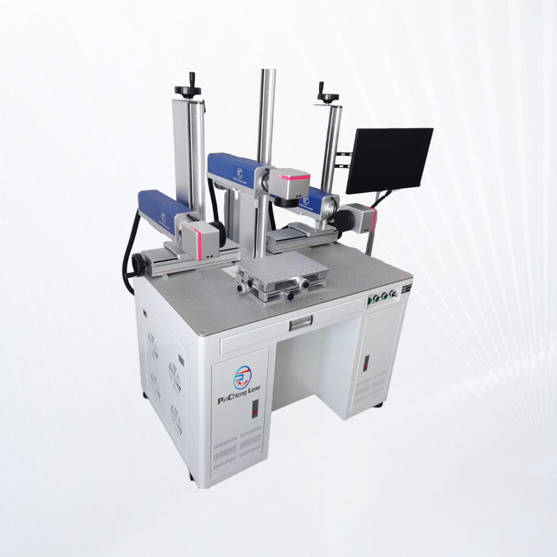 三头光纤激光打标机