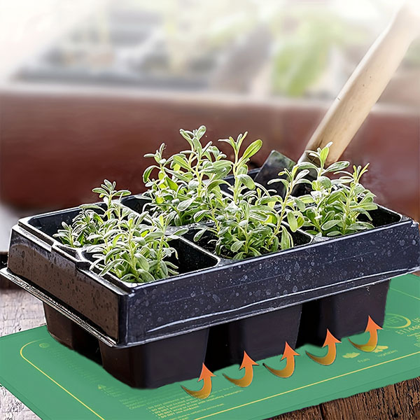 绿色植物加热垫