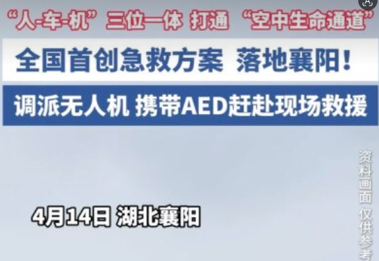 全国首个“人—车—机”协同智慧急救系统落地襄阳 打通生命救援“最后一公里”