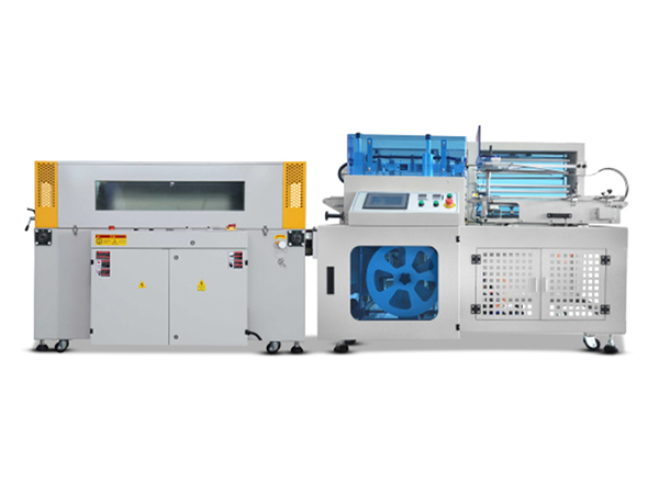 全自动高速垂直上下封切收缩包装机