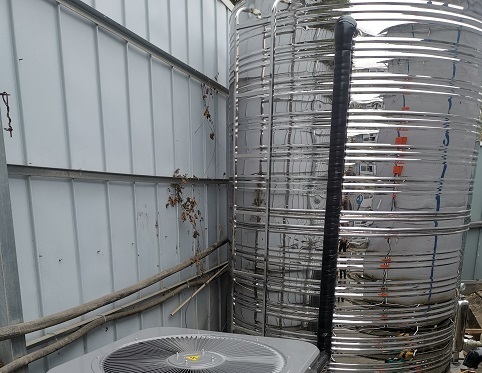 电建市政集团成都地铁19号线项目部热水系统