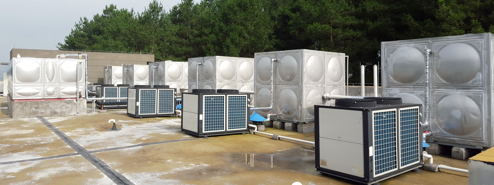 培訓機構學校空氣能熱水解決方案