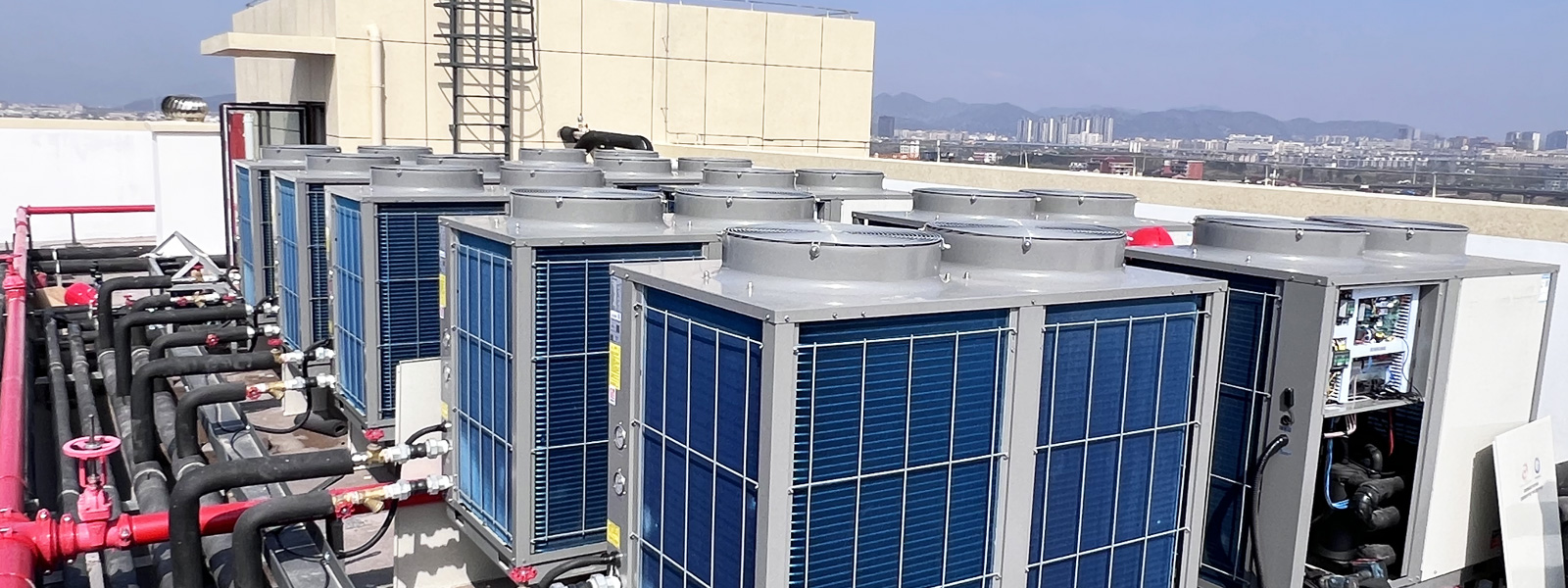 廠房空氣能熱水系統解決方案