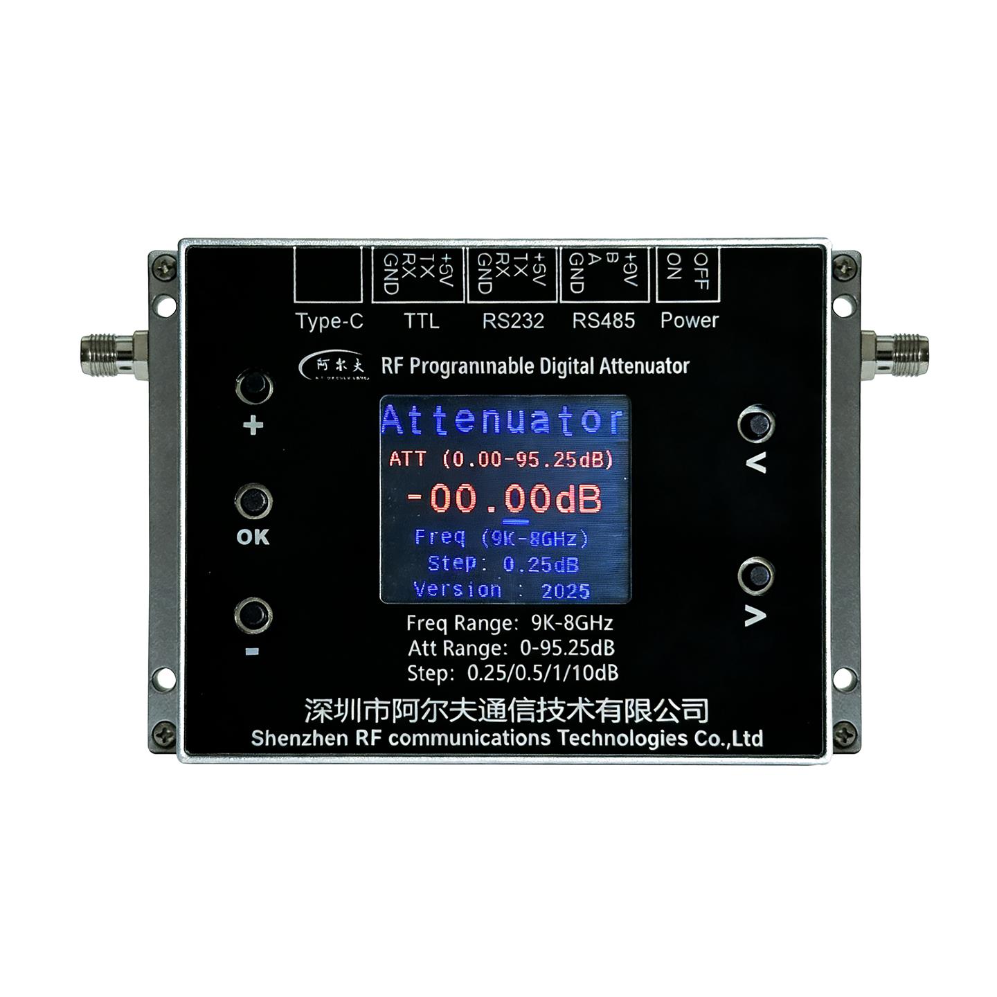 9K-8GHz 90dB程控可调衰减器