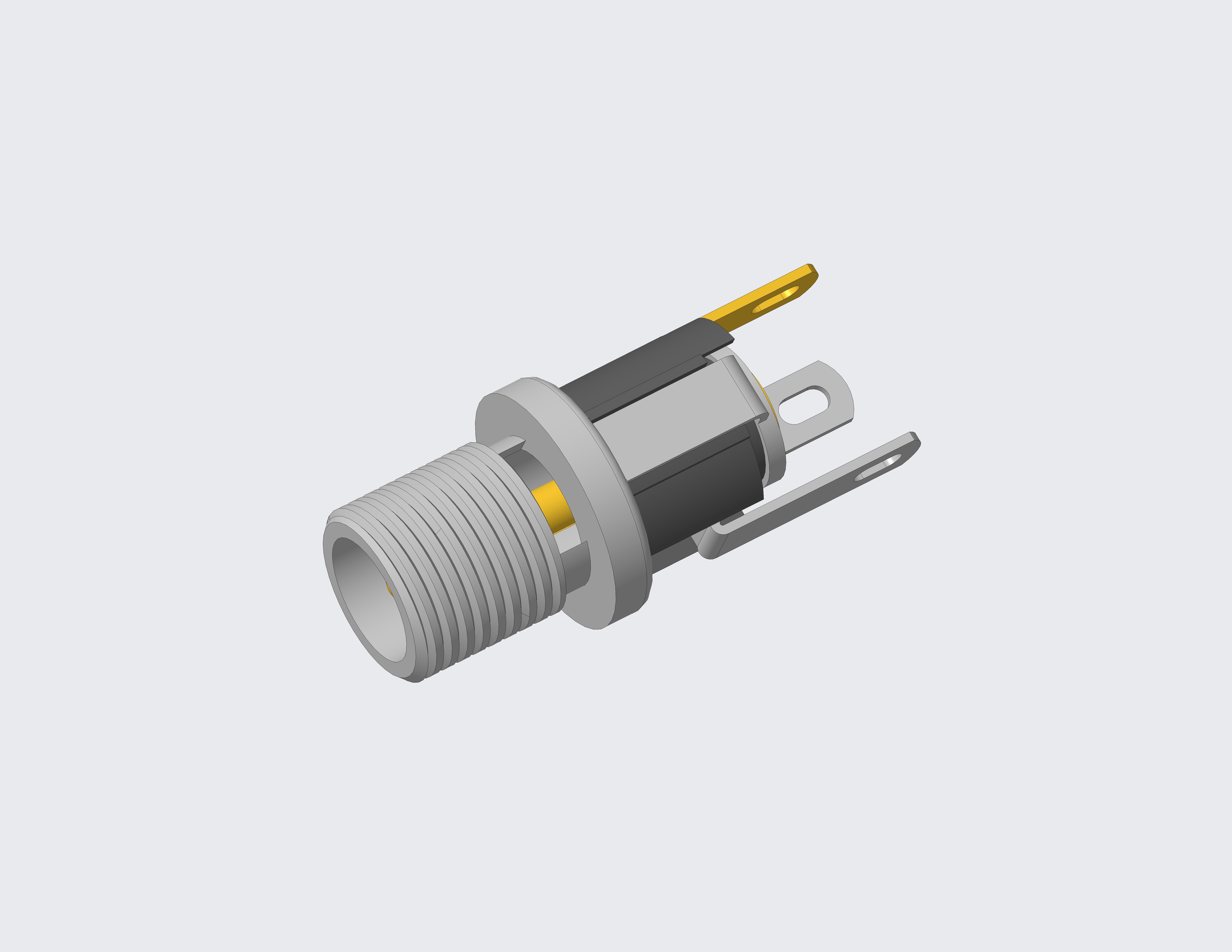 DC座 DC-025M 2.0MM 螺纹8.5