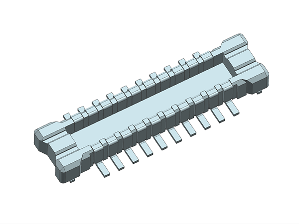 0.4MM 母座 合高0.8