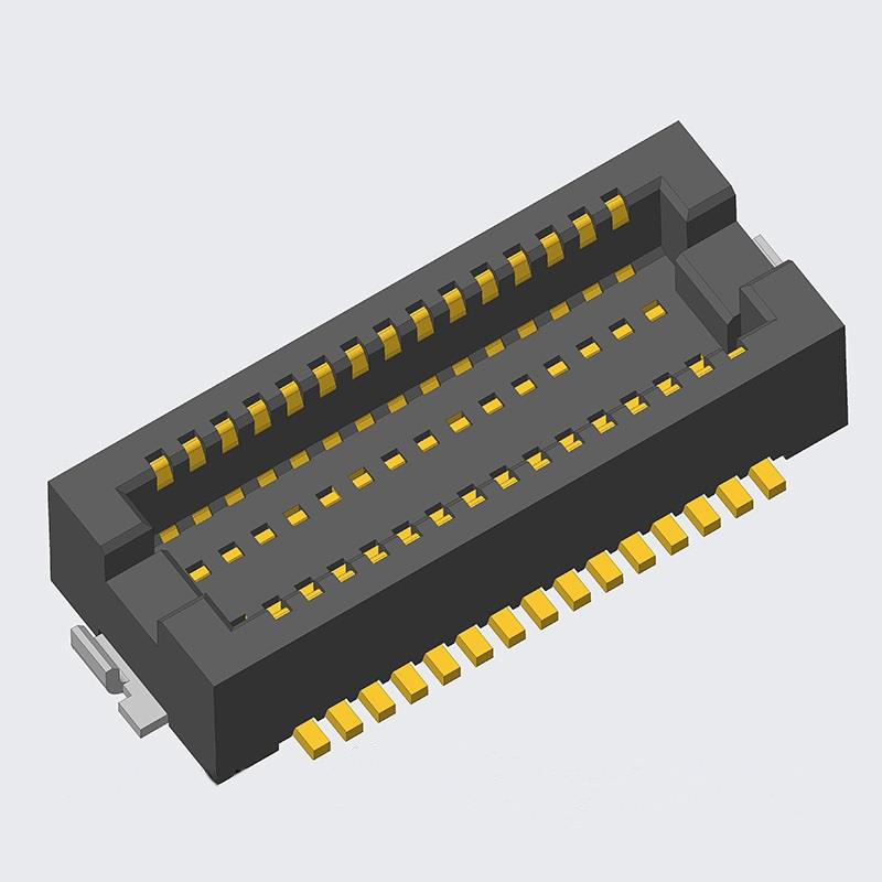 0.5MM 母座 合高3.0 带接地片