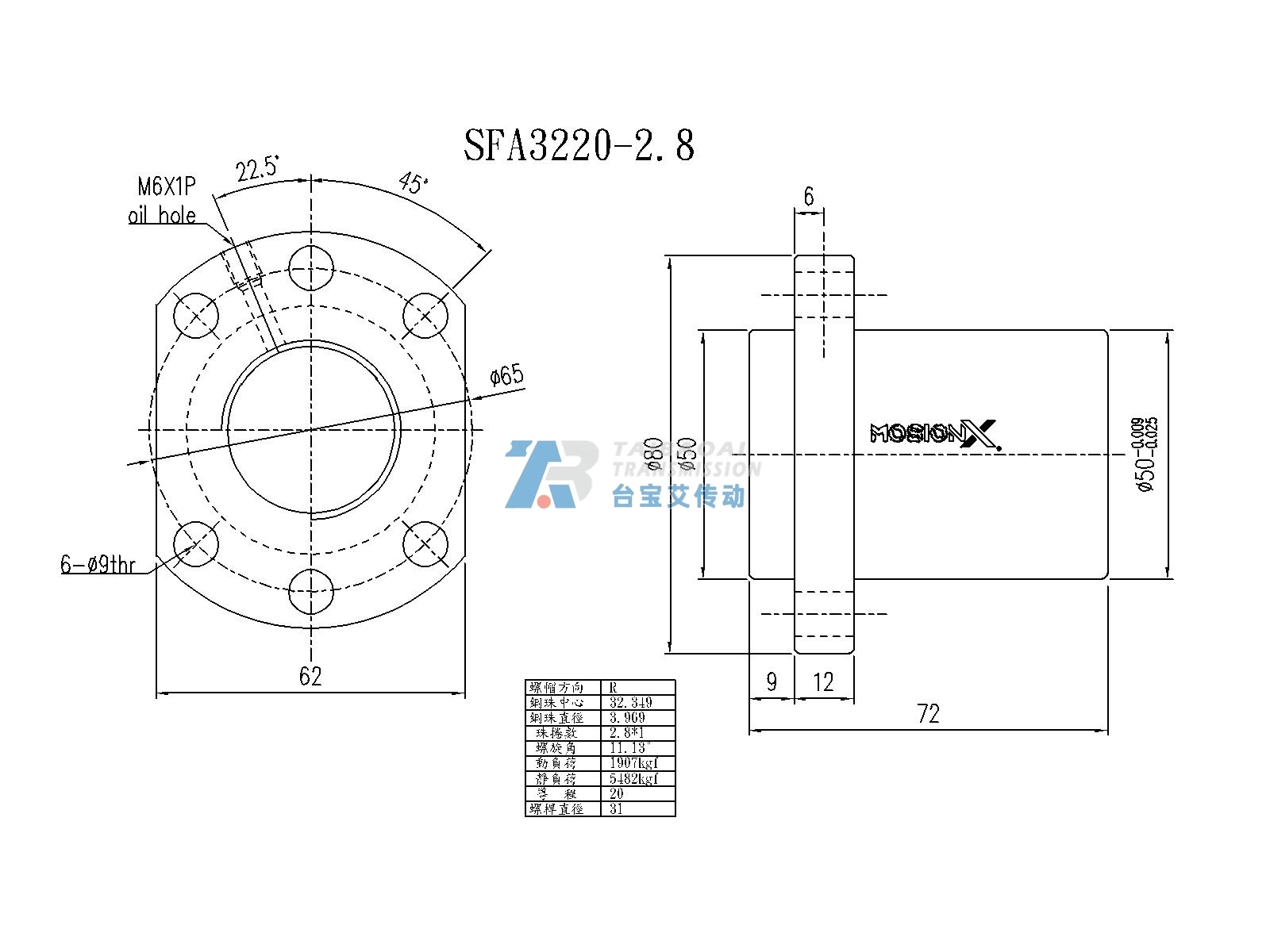 SFA3220-2.8 尺寸图