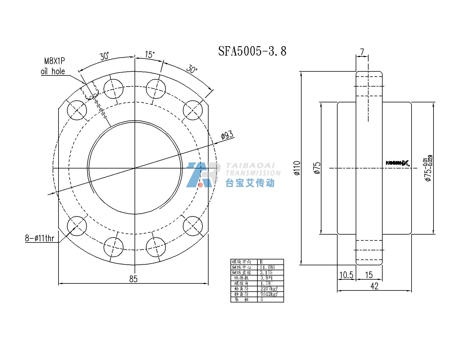 SFA5005-3.8 尺寸图