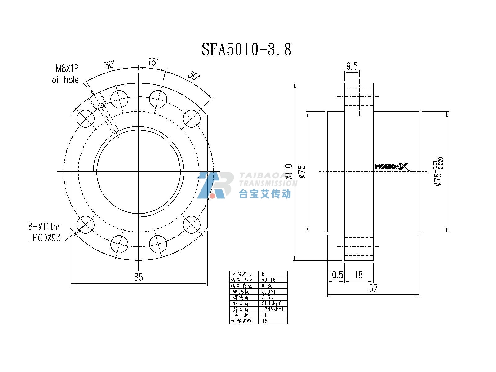 SFA5010-3.8 尺寸图