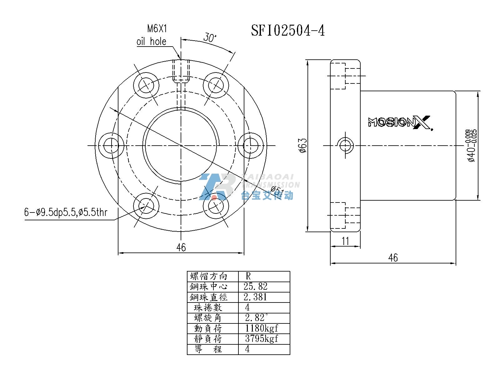 SFI02504-4 尺寸图