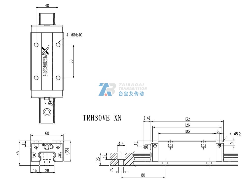 TRH30VE-XN 工程尺寸图