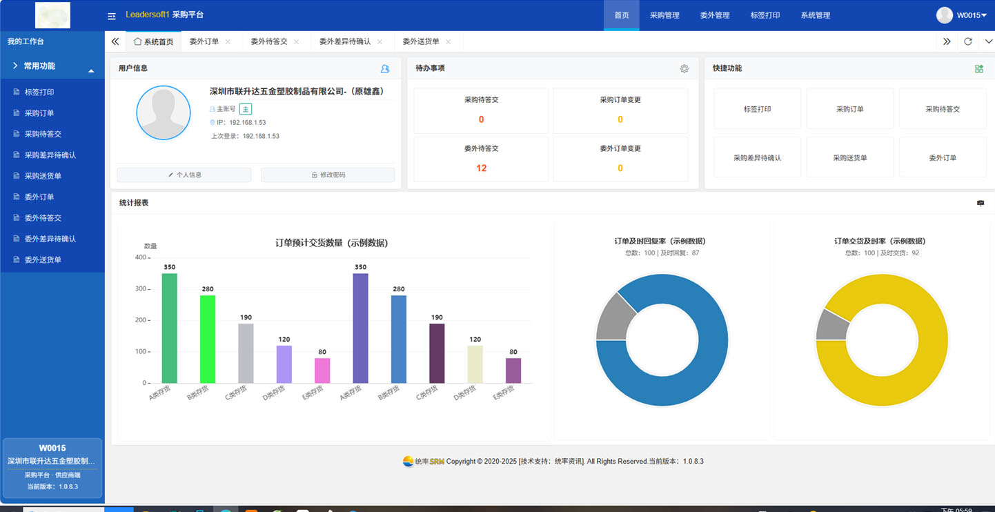 SRM 协同平台架构