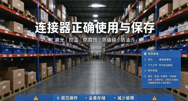 了解连接器的正确储存方法