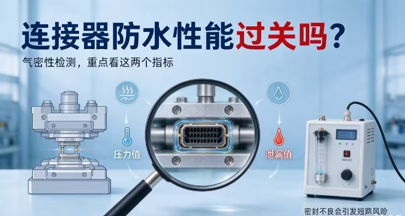 电子连接器是怎样开展密闭性检验的？