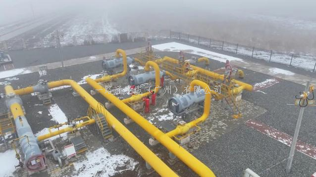 新疆昌吉油井管道高温监测现场