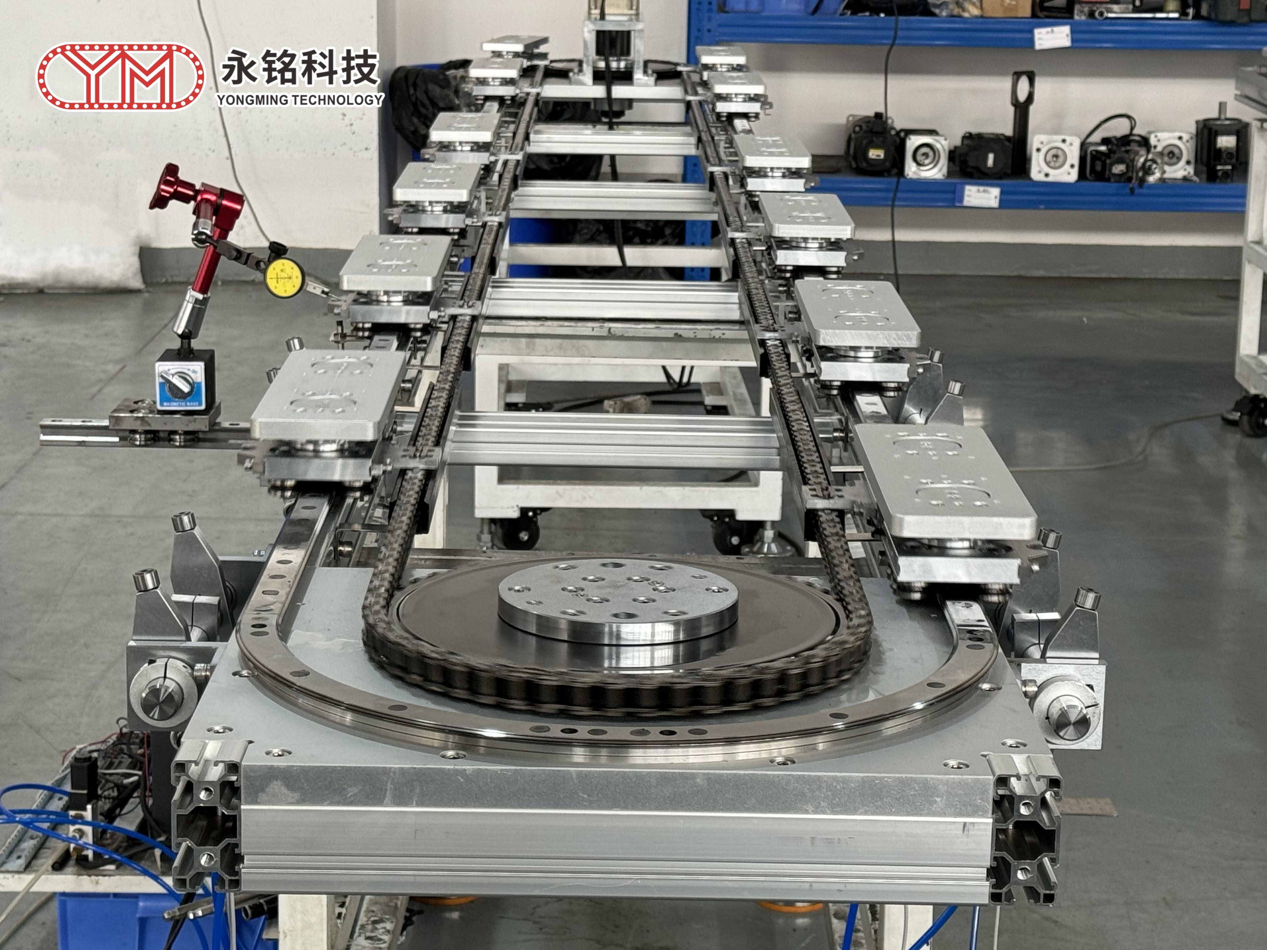 永铭环形导轨输送线选型指南：从精度到工况的全维度考量