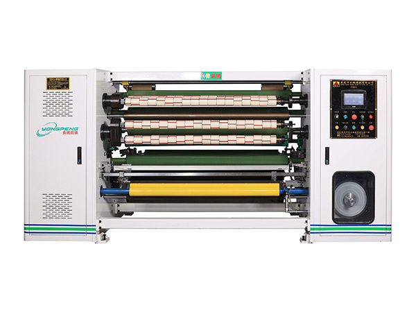 YP-218高速分条机-自动贴标