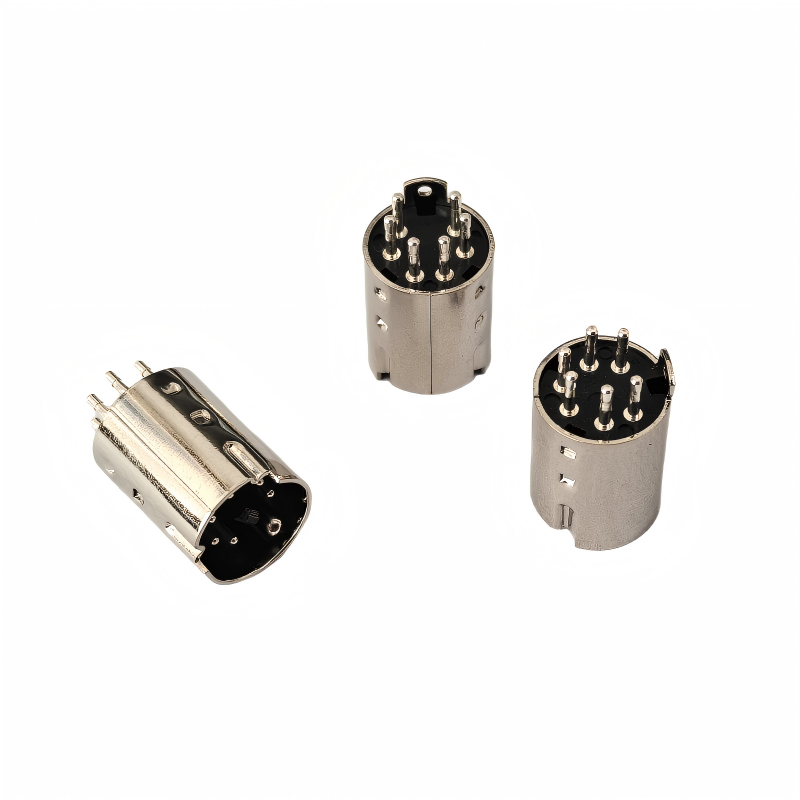 MINI DIN 6P车针公头（银）