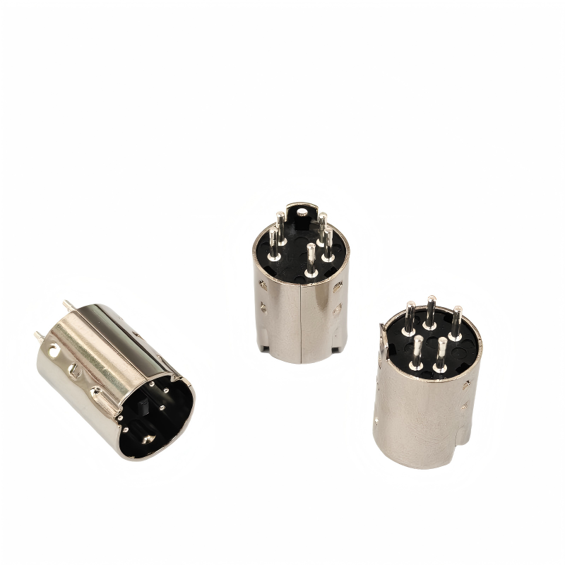 MINI DIN 5P车针公头（银）