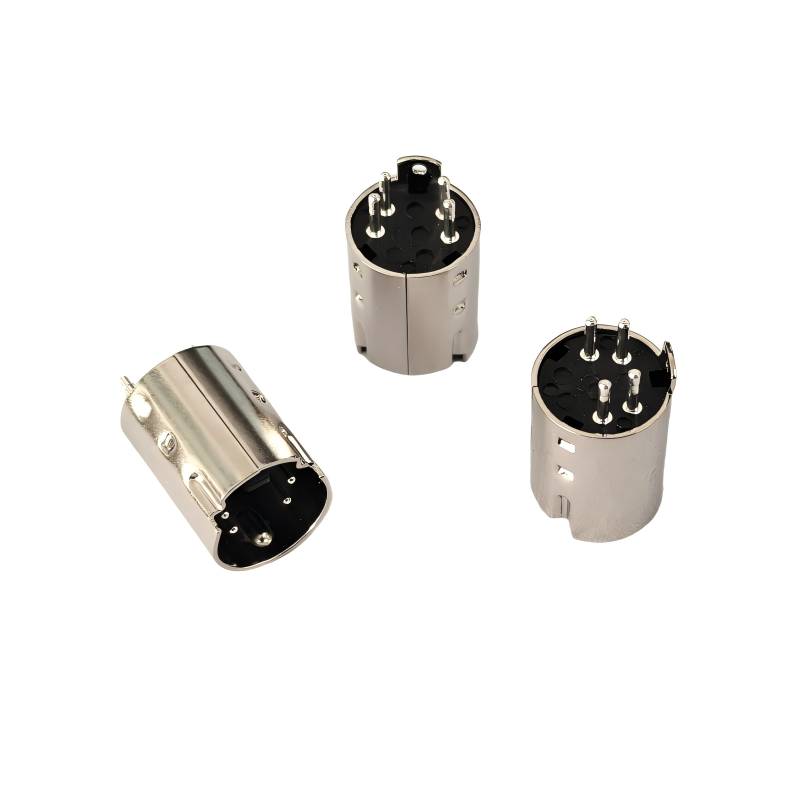 MINI DIN 4P车针公头（银）