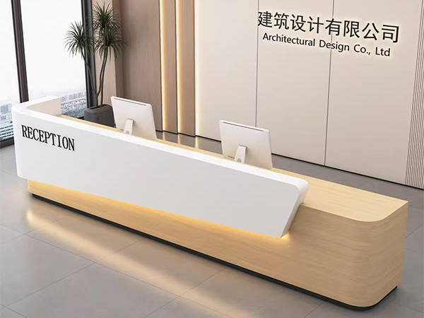 ZF-801现代轻奢简约接待前台