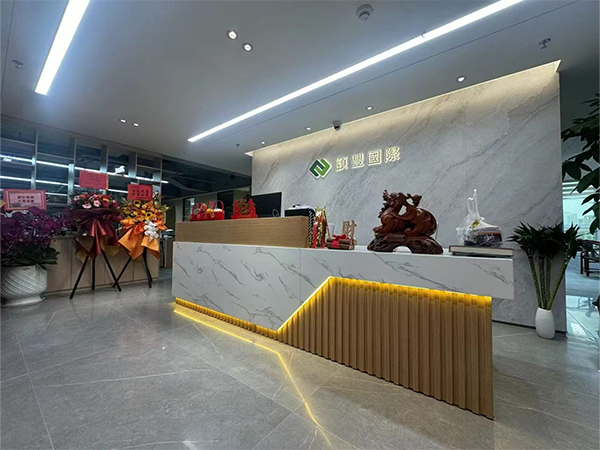 ZF-803现代轻奢简约接待前台