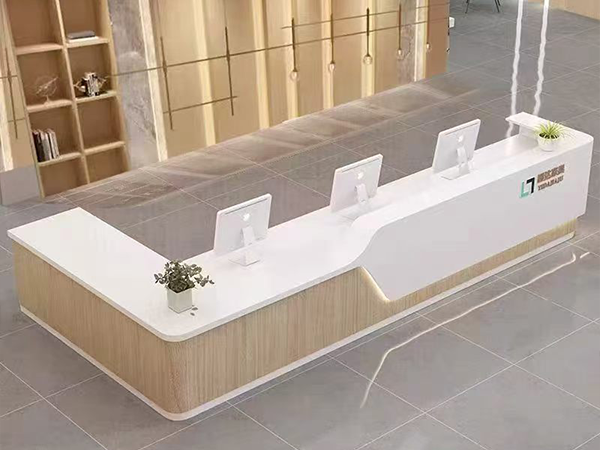 ZF-805现代轻奢简约接待前台