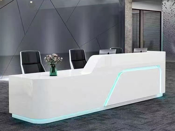 ZF-806现代轻奢简约接待前台