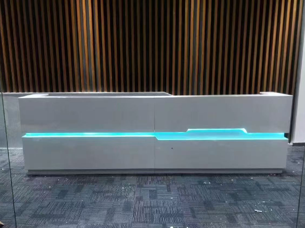 ZF-807现代轻奢简约接待前台